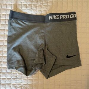 Nike Pro Gray Athletic Shorts